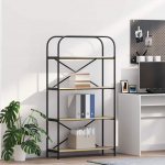 Raamatukapp Sonoma tamm 80 x 30 x 146 cm Tehispuit