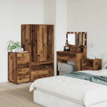 Hoiukapp vana puit 40 x 48 x 81 cm tehispuit