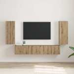 TV Seina Kapp 2 tk Artisani tamme 30 x 31 x 80 cm Tehispuit