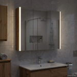 Vannitoa peeglikapp Vana puit 73.5 x 15.5 x 70 cm Tehispuit