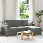 Diivan tumehall 198 x 134 x 80 cm samet