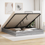 Ottomani voodiraam Hall Sonoma 203 x 180 x 25 cm T&ouml;&ouml;deldud puit