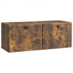 Rippuv TV kapp Suitsutatud tamm 78,5 x 31 x 30 cm Tehispuit