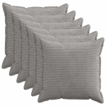 Diivanipadi 6 tk HOUTEN helehall 55 x 55 cm manchester