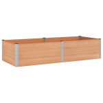 K&otilde;rgendatud aia taimelava Pruun 250 x 100 x 54 cm