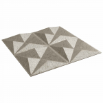 Seinapaneelid 12 pcs Origami Betoon 50 x 50 cm XPS Vaht