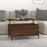 Diivanilaud, pruun tamm, 90 x 44,5 x 45cm, tehispuit