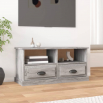 Telerikapp, hall sonoma tamm, 93x35,5x45 cm, tehispuit