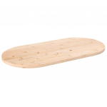 Lauaplaat, 100 x 50 x 2,5 cm, m&auml;nnipuit, ovaalne