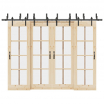 Liugukse tarvikute komplekt 305 cm terasest, must