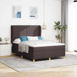 Karbi vedrumadrats madratsiga Tume pruun 200 x 140 cm kangas