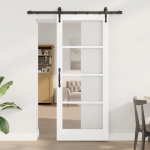Liuguks valge 83 x 202 cm puit ja metall