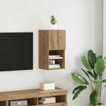 Seinale paigaldatav TV kapp K&auml;sit&ouml;&ouml;puu 30,5 x 30 x 60 cm