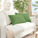 Diivanipadjad 2 tk heleroheline 60 x 40 cm korter kangas