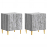 &Ouml;&ouml;kapp 2 pcs Hall Sonoma 43 x 34,5 x 50 cm Tehispuit