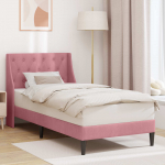 Voodiraam peatsiga Roosa 80 x 200 cm Samet