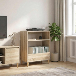 Plaadim&auml;ngija alus Sonoma tamm 71 x 39,5 x 83 cm Tehispuit