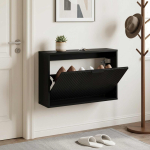 Kinga kapp VENRAY 70 x 17 x 43 cm Tehispuit Must
