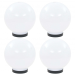 LED-lambid, 4 tk, kera, 20 cm, pmma