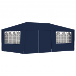 Professionaalne peotelk k&uuml;lgseintega, 4 x 6 m, sinine 90 g/m&sup2;