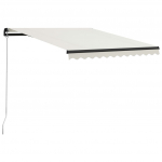 K&auml;sitsi sisset&otilde;mmatav varikatus, 300 x 250 cm, kreemjas