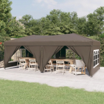 Kokkupandav peotelk k&uuml;lgseintega, pruunikashall, 3 x 6 m