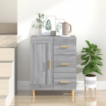 Puhvetkapp, hall sonoma tamm, 69,5 x 34 x 90 cm, tehispuit