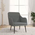 Tugitool, tumehall, 63x76x80 cm, samet