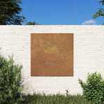 Aia seinakaunistus, 55 x 55 cm, corteni teras, p&auml;ikese disain