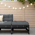 Aia jalapink padjaga, must, m&auml;nnipuit