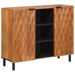 K&otilde;ide akaatsia pruun viimistlus 90 x 33 x 75 cm tugev mango puu