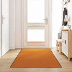 Uksematt muu oranž ja must 120 x 350 cm pol&uuml;amiid ja pvc