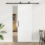 Liuguks komplekt manuaalne valge ja must 78 x 211 cm