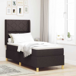 Kontinentaalvoodi madratsiga pruun 80 x 200 cm kangas