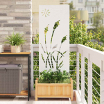 Aia privaatsuse kate valge 50 x 140 cm k&uuml;lmpruun teras