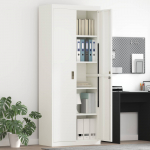 Hoiukapp 2 tk valge 80 x 40 x 200 cm teras