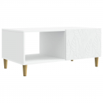Kohvilaud Valge 90 x 50 x 40 cm Tehispuit