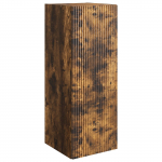 Seinale kinnitatav kapp Suitsutatud tamm 33 x 34,5 x 90 cm