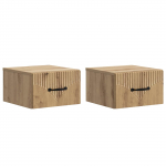 Seinale kinnitatav &ouml;&ouml;tis 2 pcs Artisan tamm 34,5 x 33 x 20 cm