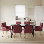 S&ouml;&ouml;gitoa Toolid 6 pcs kangas Veinpunane 60 x 56 x 96 cm