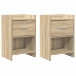 &Ouml;&ouml;kapid 2 pcs Sonoma tamm 40 x 30 x 60 cm Tehispuit