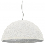 Laelamp, valge ja h&otilde;bedane, &oslash;50 cm e27
