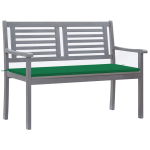2-kohaline aiapink istmepadjaga, 120 cm, hall, eukal&uuml;ptipuit