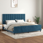 VOODIRAAM ILMA MADRATSITA TUMESININE 200X200 CM SAMET