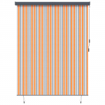 Rulookardin Kollane ja Sinine 200 x 250 cm Kangas ja Alumiinium