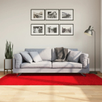 Vaip "oviedo" l&uuml;hikese narmaga, punane, 100 x 200 cm