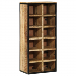 Kinga kapp riiuliga Pruun 50 x 30 x 110 cm Tugev mango puu
