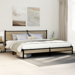 METALLIST VOODIRAAM ILMA MADRATSITA SONOMA TAMM 193X203 CM