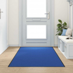Uksematt muu sinine ja must 120 x 250 cm pol&uuml;amiid ja pvc