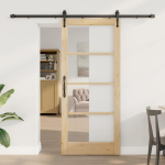 Liuguks pruun 78 x 202 cm puit ja metall